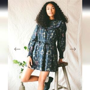 Christy Dawn The Heather Dress Noir Turkey Tail XS NWOT